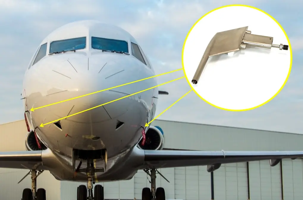 航空機に組み込まれる凍結防止ヒーター